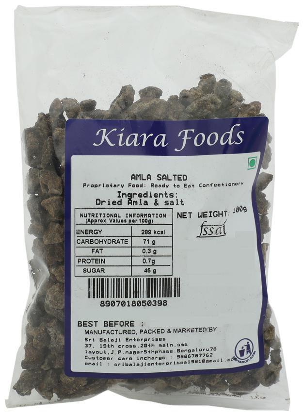 

Kiara Foods Candy - Amla Salted 100 g