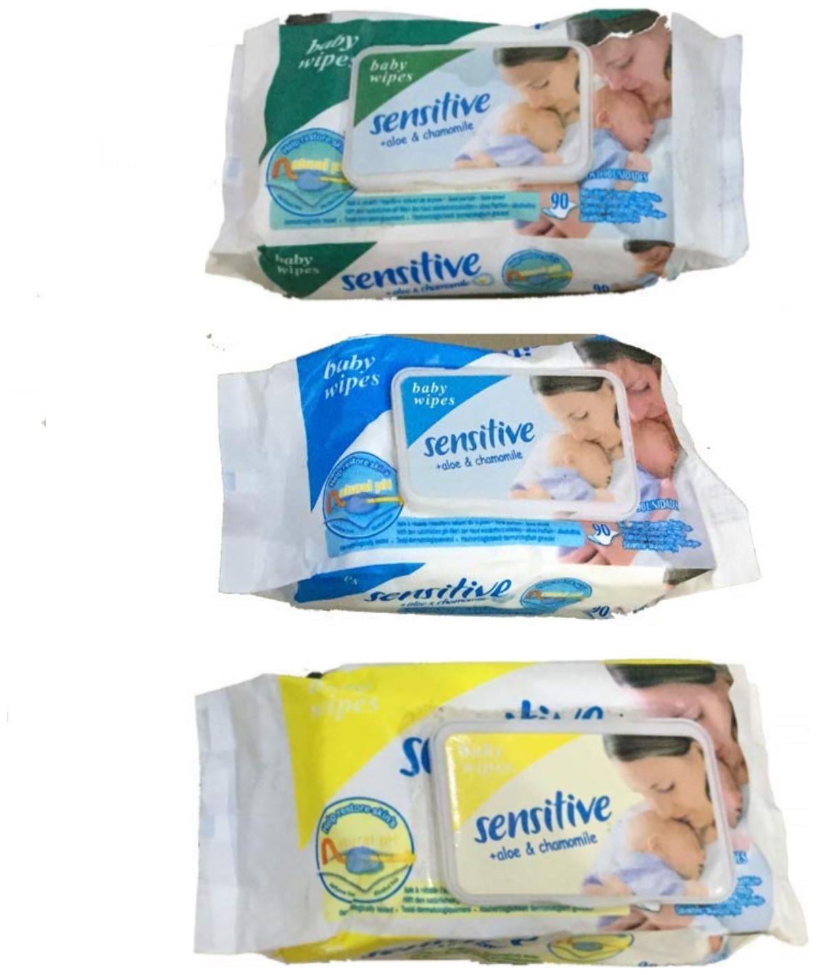 

Kidsify Sensitive Baby Wet Wipes Anti Bacterial Travel Pack Paraben-Free with Aloe and Chamomile Soft Cleansing Cotton Wipes with Flip Top 90 Wipes Pack (Pack of 3)