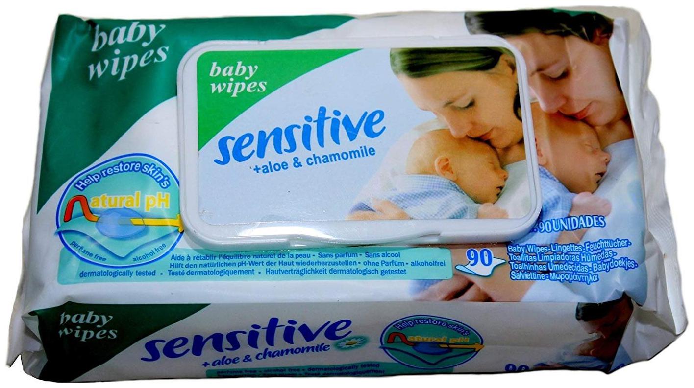 

Kidsify Sensitive Baby Cotton Wet Wipes with Flip Top Soft Cleansing Baby Wipes Travel Pack with Aloe Vera and Vitamin E 90 Wipes Pack (Pack of 1)