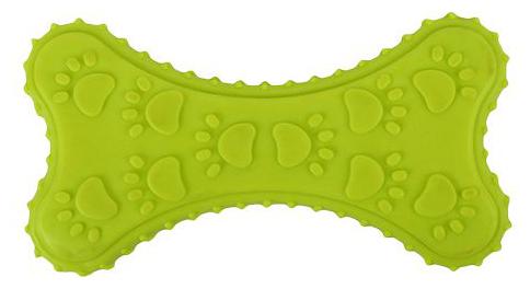 

King Wang Pet Toy - Green Bone Shaped BB-288GRN 1 pc