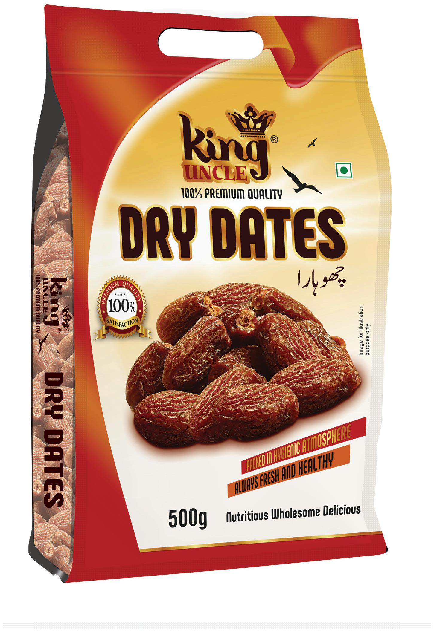 

KINGUNCLE Dry Dates pila chuara Red Pack 500 kg (Pack of 6 )