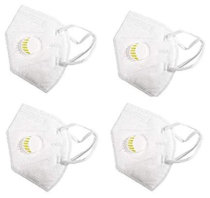 

Kirru KN95 Air Filter Face Mask Reusable Washable ( Pack Of 4 )