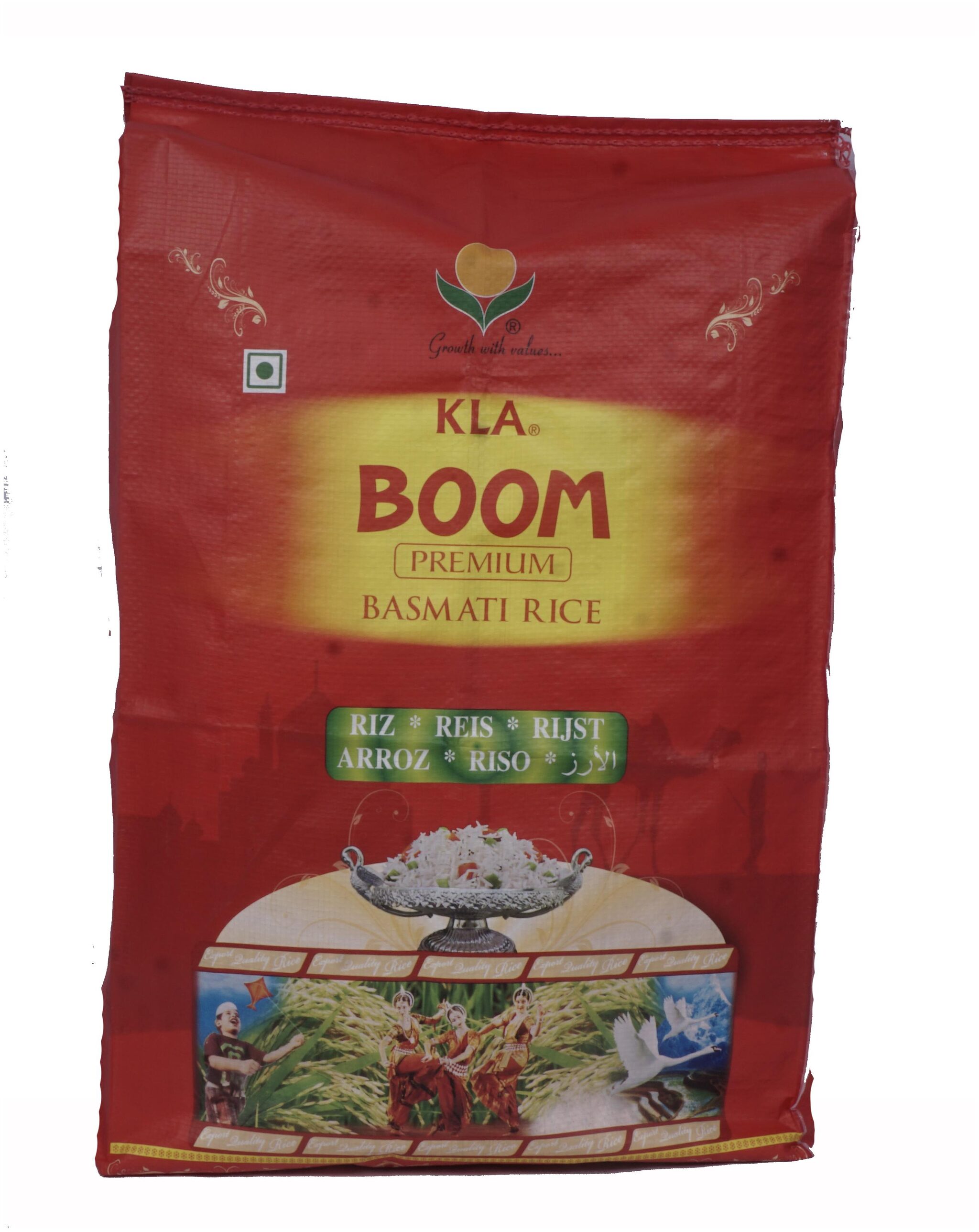 

Kla Boom Premium Sharbati Steam Basmati Rice 25 kg