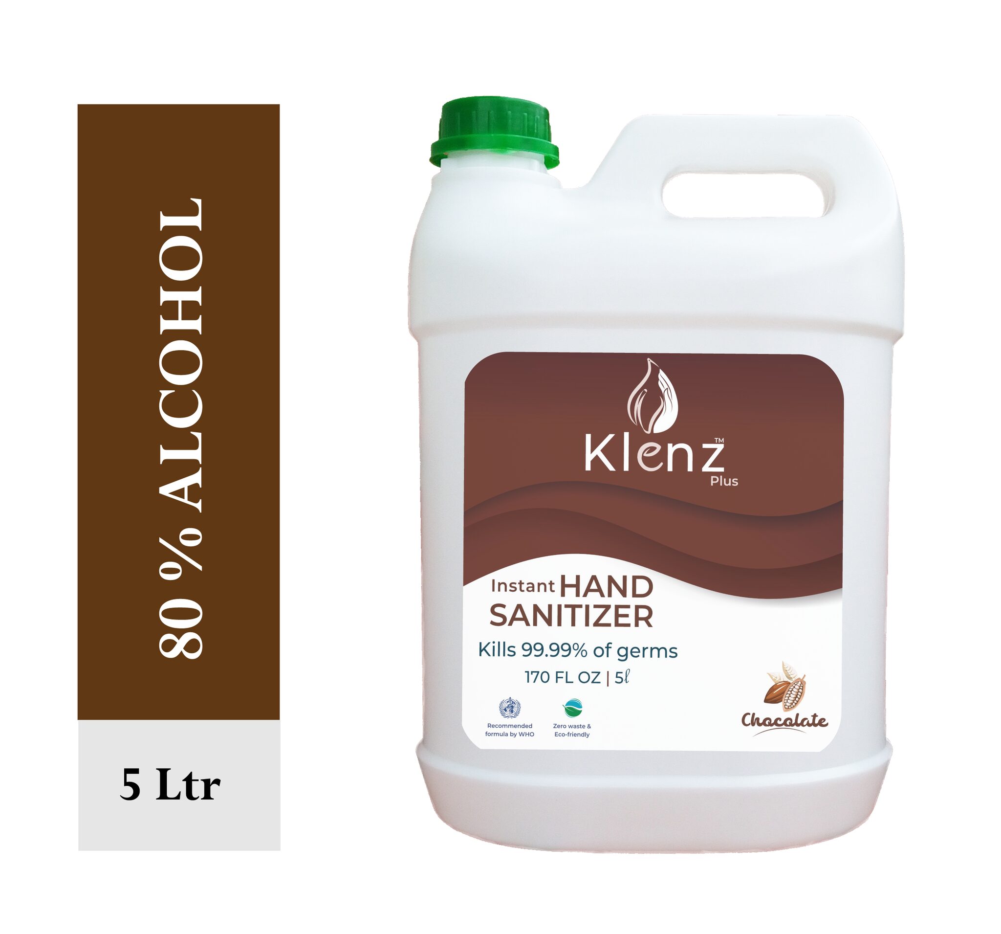 

Klenz Instant Hand Sanitizer gel Chocolate 5 L (Pack of 1)