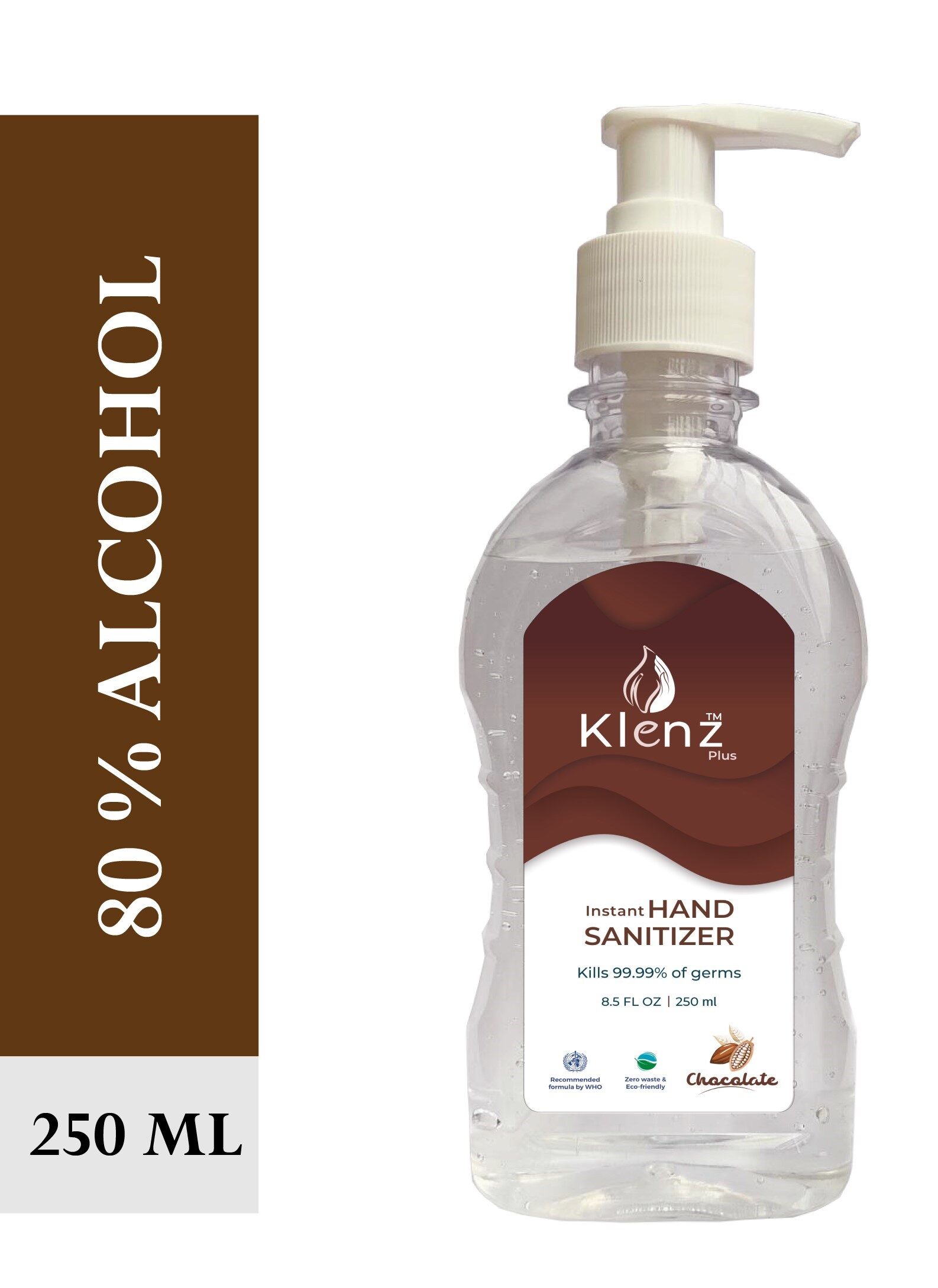 

Klenz Instant Hand Sanitizer Gel Chocolate 250 ml (Pack of 1)