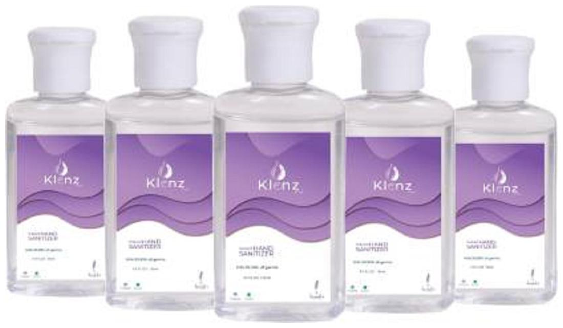 

Klenz Instant Hand Sanitizer Lavender 50 ml (Pack of 5)