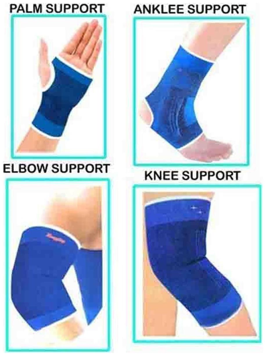 

Klink Combo of Knee Palm Elbow Ankle Supports for fitness