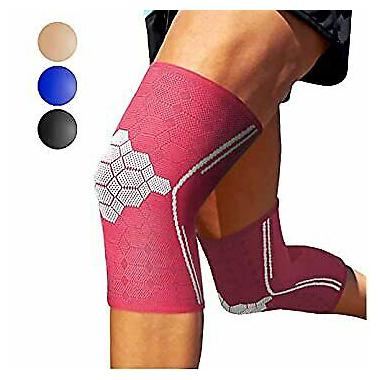 

Knee Compression Sleeves by (Pair) Joint Protection and Support for Running S