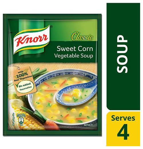 

Knorr Chinese Sweet Corn Veg Soup 44 g