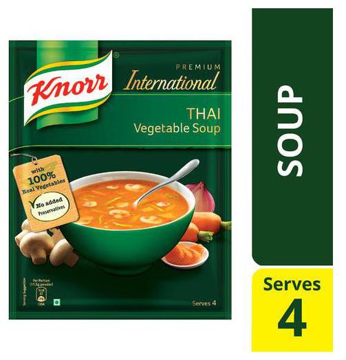 

Knorr International Thai Vegetable Soup 46 g