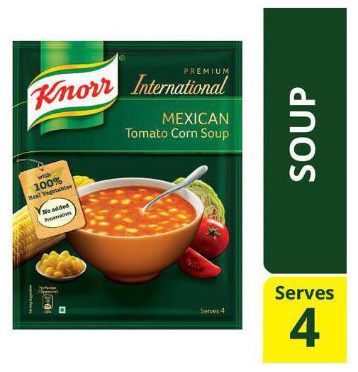 

Knorr International Mexican Tomato Corn Soup 52 g