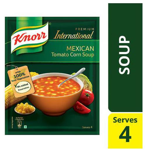 

Knorr International Mexican Tomato Corn Soup 52 g