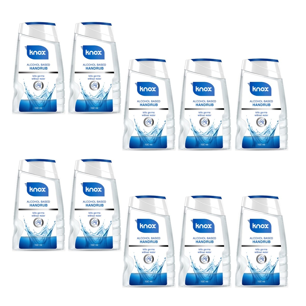 

Knox Alcohol Based Hand Rub 100 ml ( Pack of 10 )