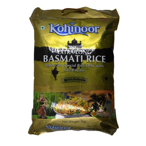 

Kohinoor Basmati Rice - Extra Long Gold 5 kg