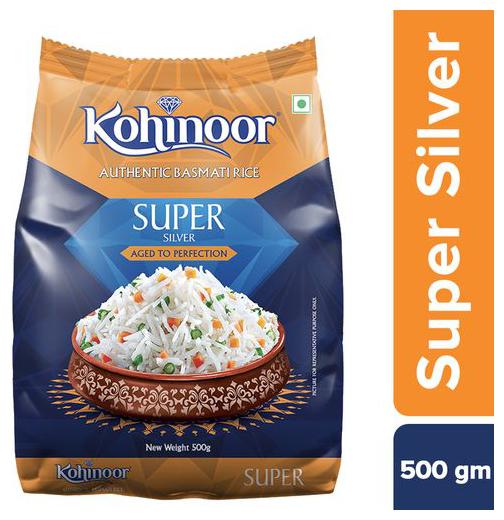

Kohinoor Basmati Rice - Super Silver Aged 500 g