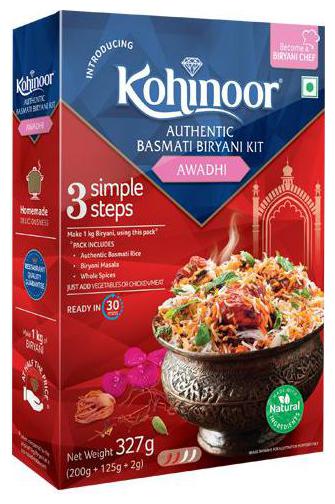 

Kohinoor Biryani Basmati Rice Kit - Authentic Awadhi 327 g