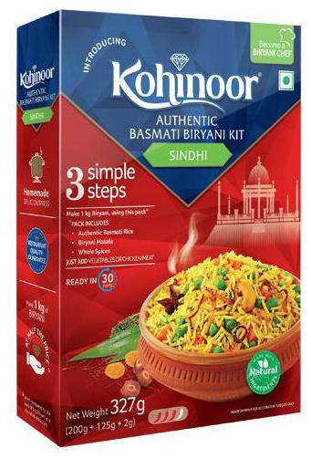 

Kohinoor Biryani Basmati Rice Kit - Authentic Sindhi 327 g