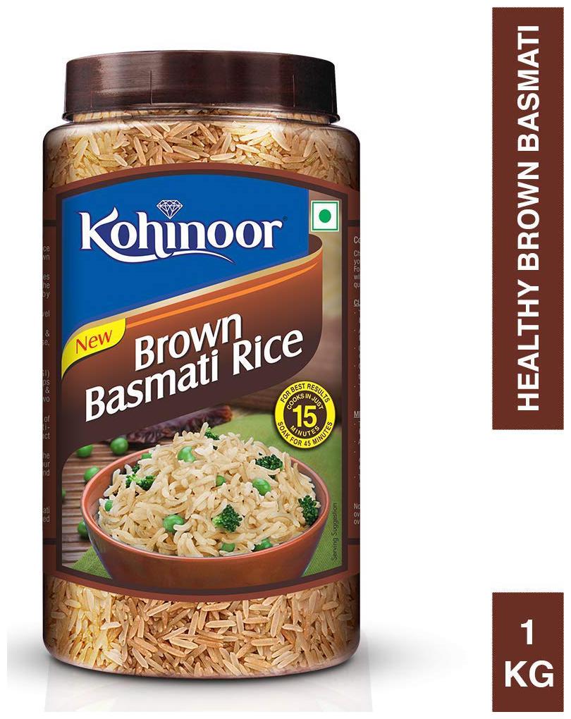 

Kohinoor Brown Basmati Rice Jar 1 kg