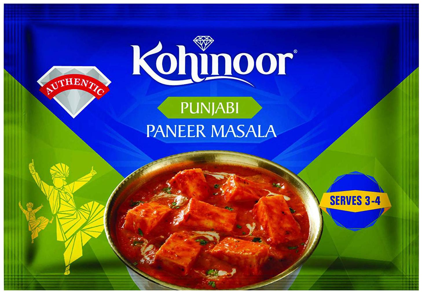 

Kohinoor Ready Masalas - Punjabi Paneer Masala 15 g