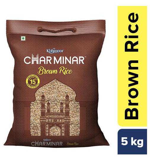 

Kohinoor Rice - Brown Charminar 5 kg