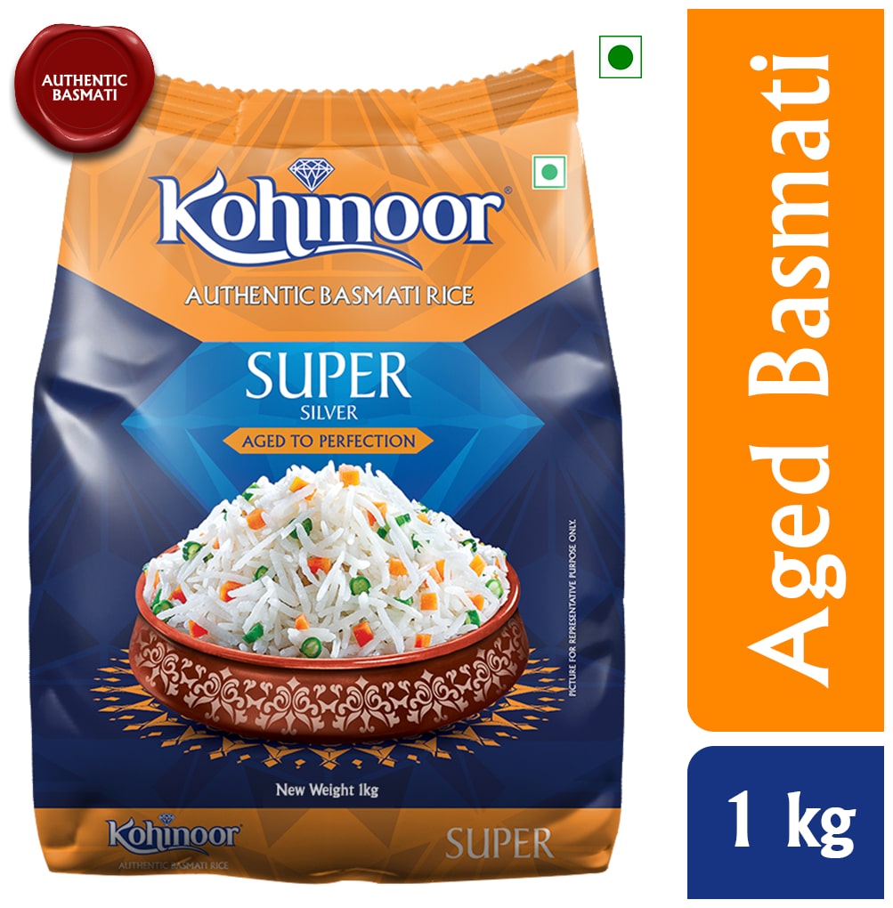 

Kohinoor Super Silver Aged Basmati Rice 1 Kg