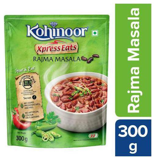 

Kohinoor Xpress Eats Ready-to-Eat Rajma Masala 300 g