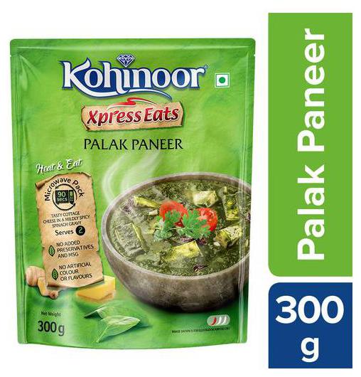 

Kohinoor Xpress Eats Ready-to-Eat Palak Paneer 300 g