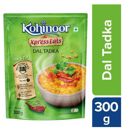 

Kohinoor Xpress Eats Ready-to-Eat Dal Tadka 300 g