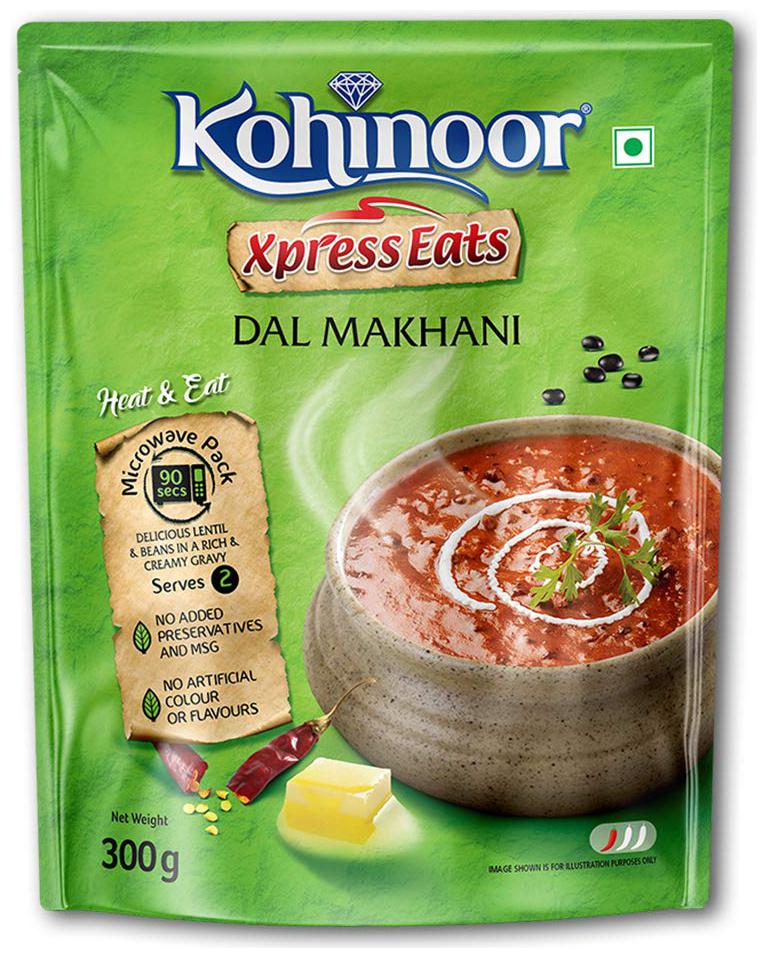 

Kohinoor Xpress Eats Dal Makhani 300 g