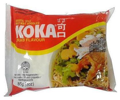 

Koka Oriental instant Noodles - Crab Flavour 85 g