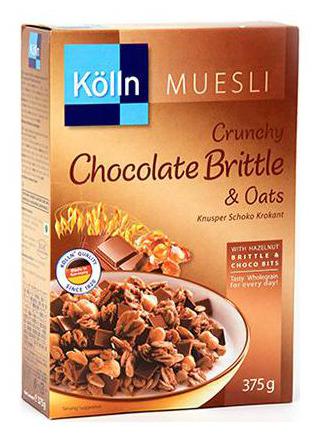 

Kolln Muesli - Crunchy Chocolate Brittle Oats 375 g