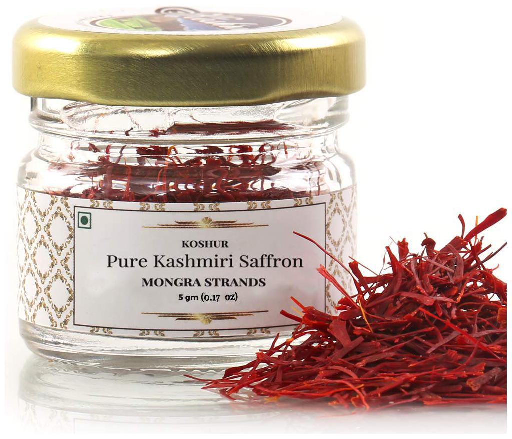 

Koshur Premium Kashmiri Mongra Saffron 5g Pack of 1