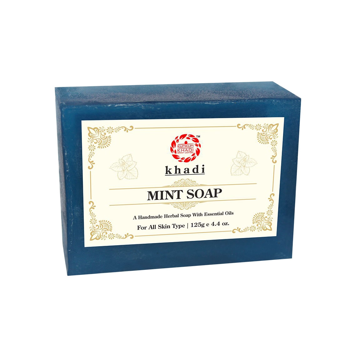 

Kumkum Khadi Herbal Mint Soap 125g (Pack of 7)