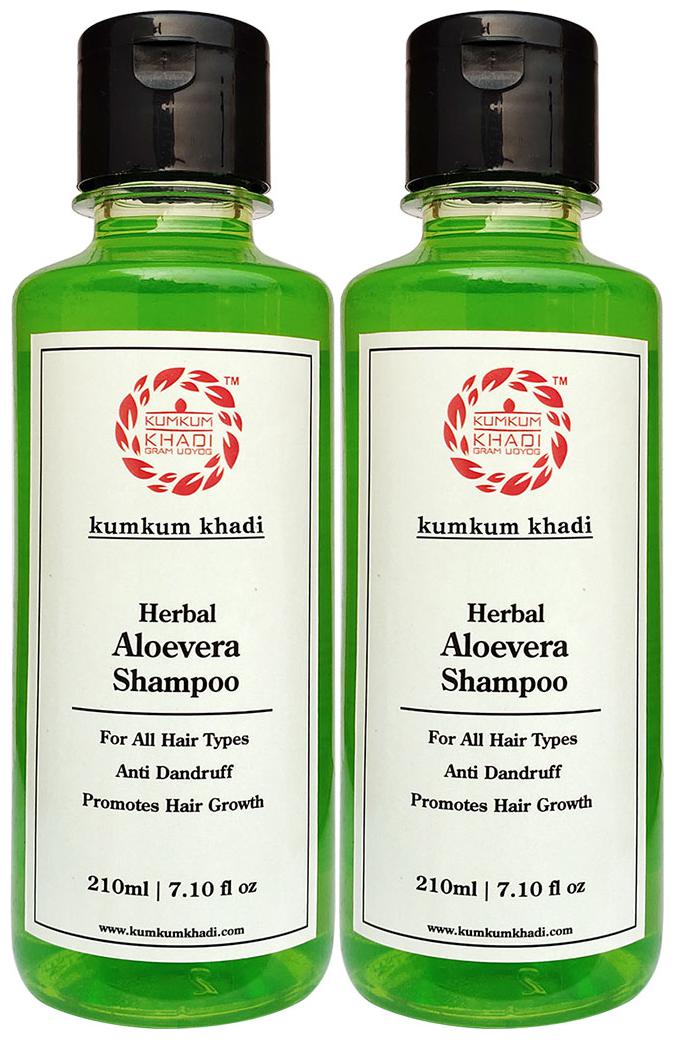 

Kumkum Khadi Herbal Aloevera Shampoo 210ml (Pack of 2)