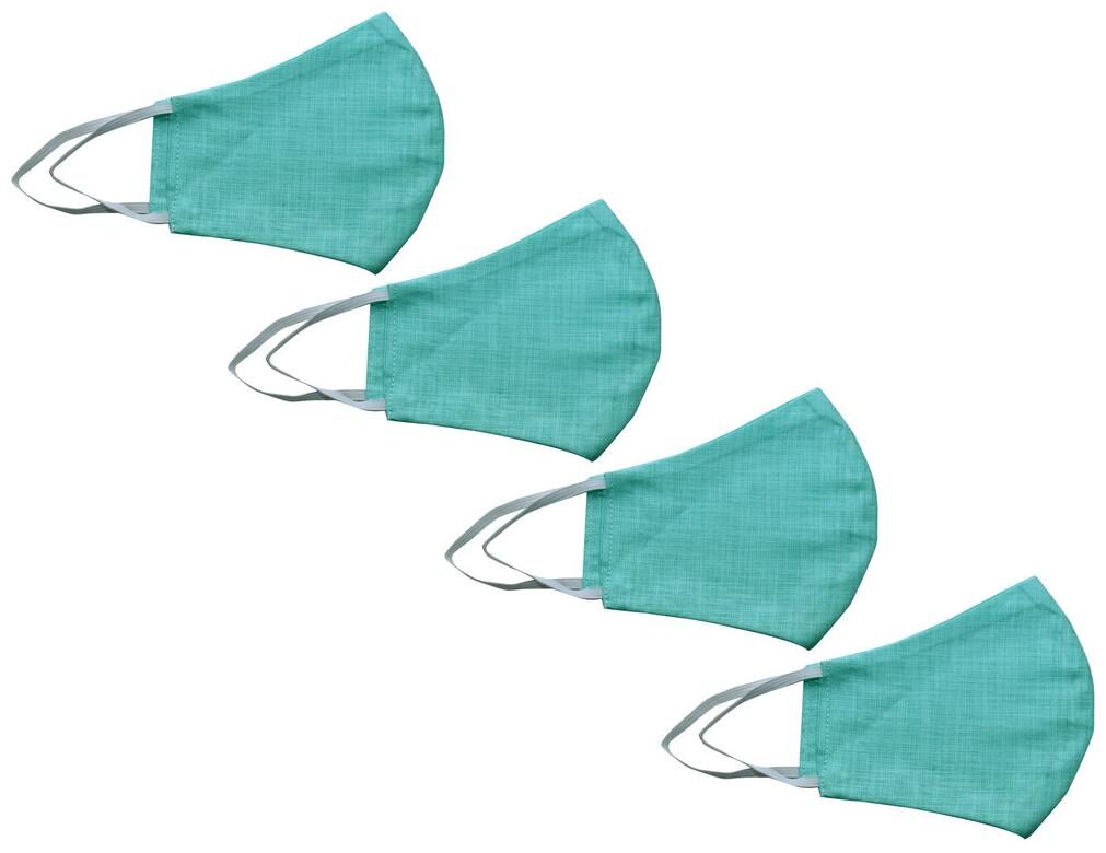 

KUNDAN Face Mask With Earloop (Pack of 4)