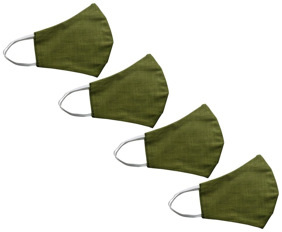 

KUNDAN Face Mask With Earloop (Pack of 4)