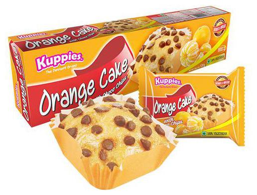 

Kuppies Cake - Orange With Choco Chips 120 g