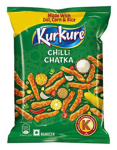 

Kurkure Namkeen - Chilli Chatka 47 g