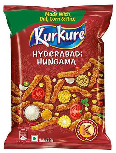 

Kurkure Namkeen - Hyderabadi Hungama 45 g