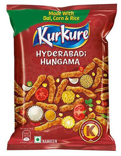 

Kurkure Namkeen - Hyderabadi Hungama 45 g