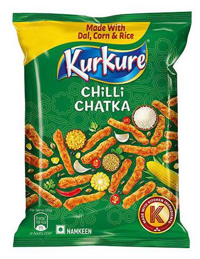 

Kurkure Namkeen Chilli Chatka 90 g
