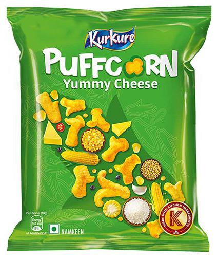 

Kurkure Namkeen - Puffcorn Yummy Cheese 28 g