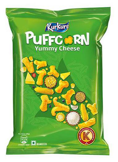 

Kurkure Namkeen Puffcorn Yummy Cheese 55 g