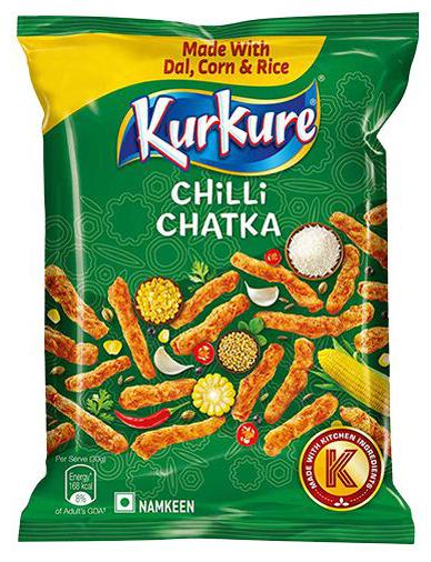 

Kurkure Namkeen Chilli Chatka 90 g