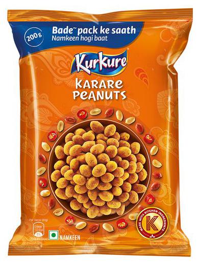

Kurkure Namkeen Karare Peanut 200 g