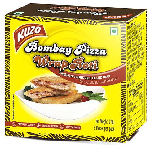 

Kuzo Wrap Roti - Bombay Pizza 270 g