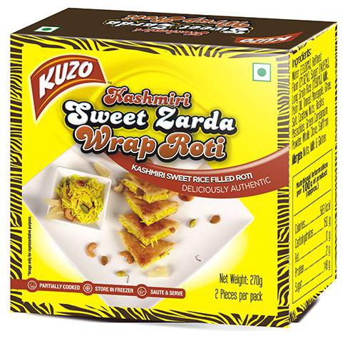 

Kuzo Wrap Roti - Kashmiri Sweet Zarda 270 g