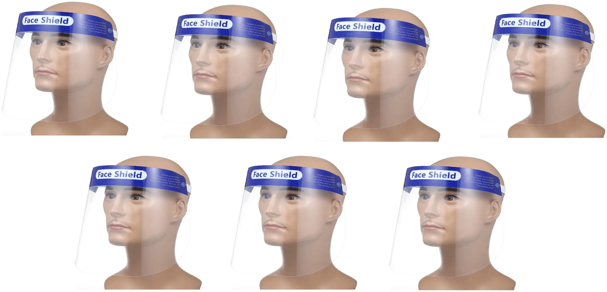 

L O F Lords of Fashion 2mm Acrylic Face Shield ( Pack of 7 )