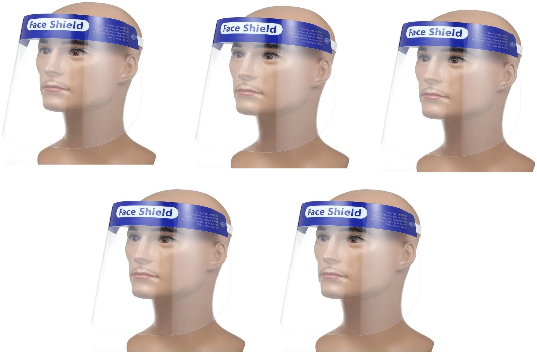 

L O F Lords of Fashion 2mm Acrylic Face Shield ( Pack of 5 )