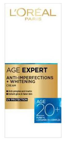 

L Oreal Paris Skin Perfect Anti-Imperfections Cream - Age 20 18 g
